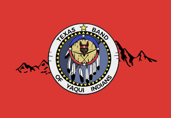 Texas Band of Yaqui Indians Flag – authentic Native American tribal flag
