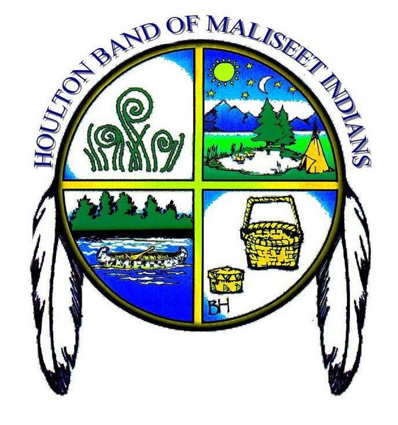 Houlton Band of Maliseet Indians Flag - 2 left – authentic Native American tribal flag