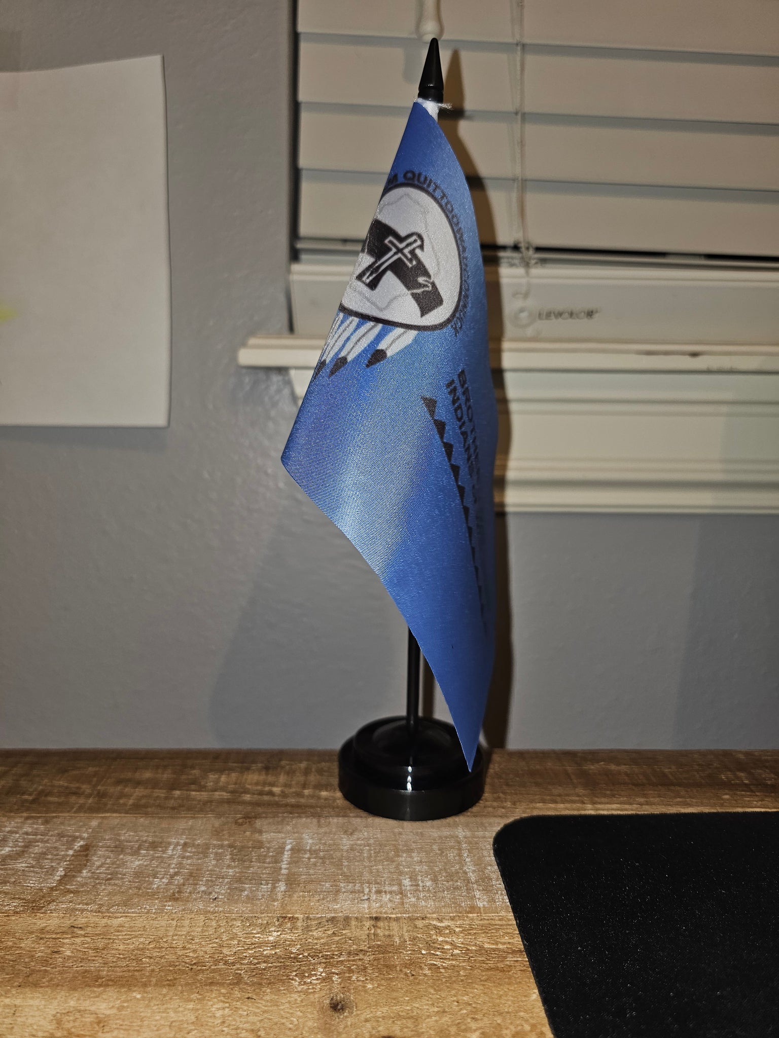 Brothertown Indians of Wisconsin Tabletop Flag – authentic Native American tribal flag
