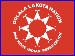 Oglala Sioux Tribe of Pine Ridge Flag - (OLDER VERSION) – authentic Native American tribal flag