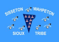 Sisseton-Wahpeton Flag (OLDER VERSION) – authentic Native American tribal flag