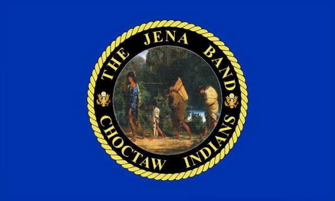Jena Band of Choctaw Tribal Flag 2x3 feet single-sided – authentic Native American tribal flag