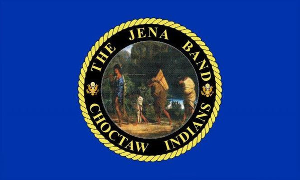 Jena Band of Choctaw Tribal Flag 2x3 feet single-sided – authentic Native American tribal flag