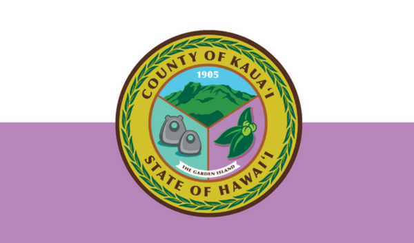 Kauai County, Hawai'i - County Flag – authentic Native American tribal flag