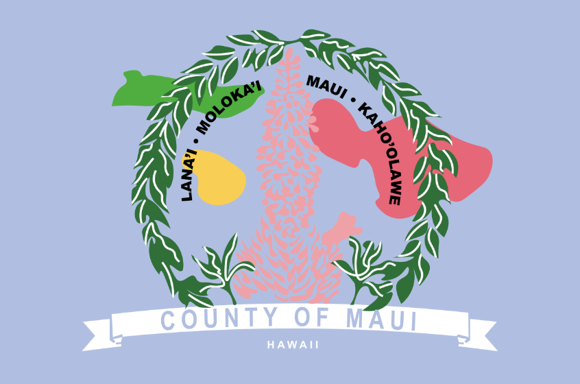Maui County, Hawai'i - County Flag – authentic Native American tribal flag