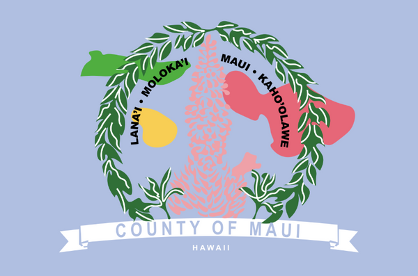 Maui County, Hawai'i - County Flag – authentic Native American tribal flag