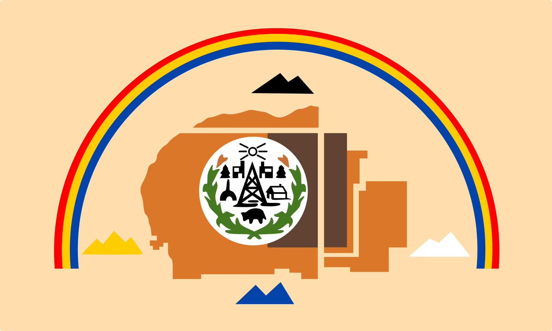 Navajo Tribal Nation Flagdouble-sided – authentic Native American tribal flag