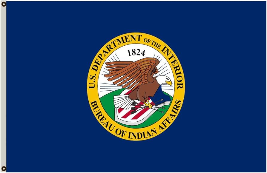 Bureau of Indian Affairs Flag – authentic Native American tribal flag