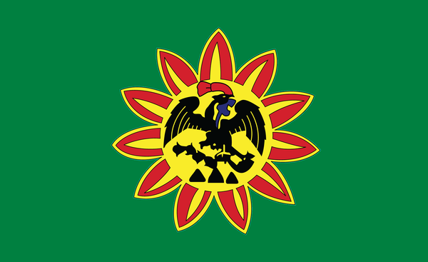 Nahua-Mexica Nation Flag – authentic Native American tribal flag