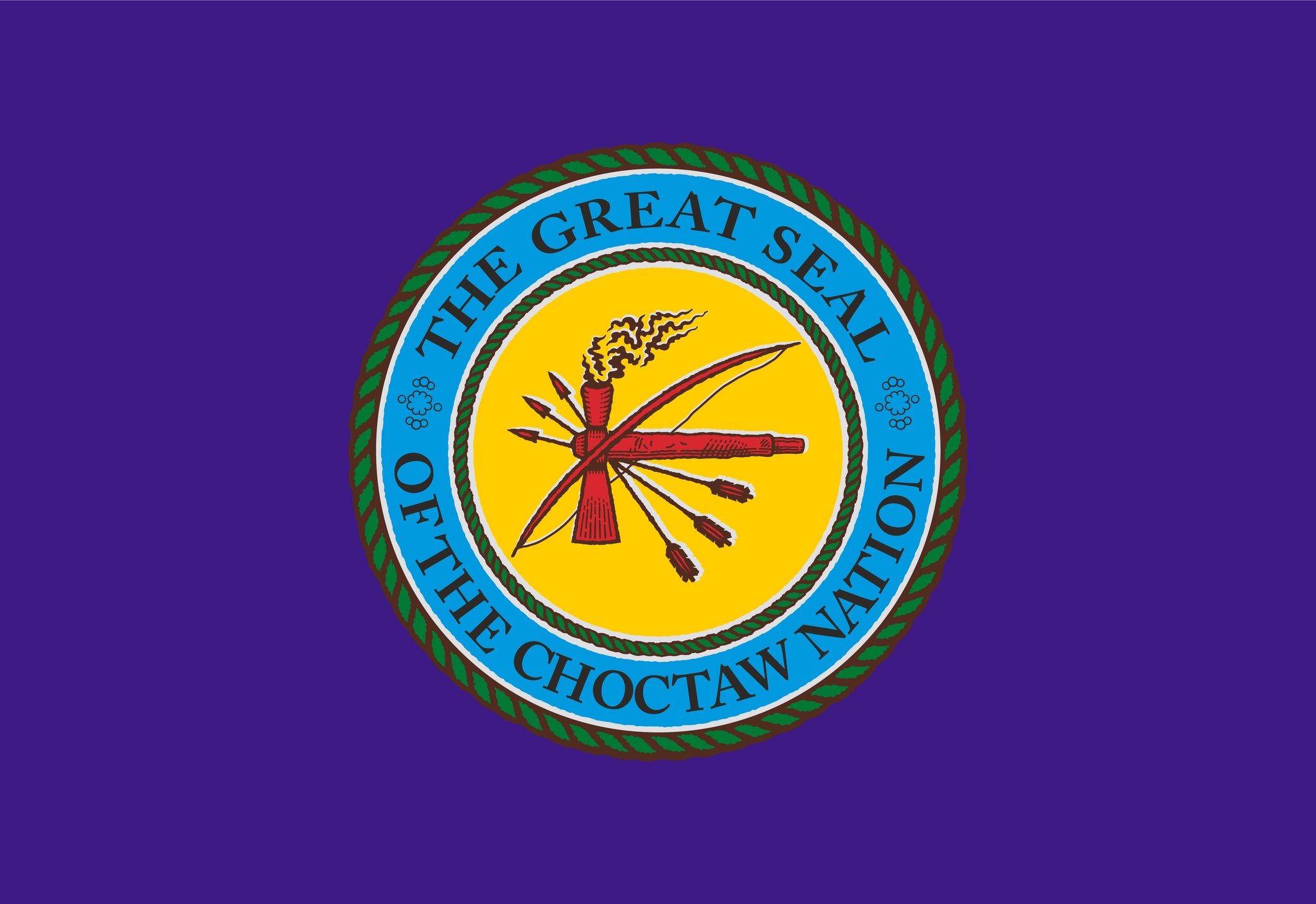 Choctaw Nation Flag – authentic Native American tribal flag