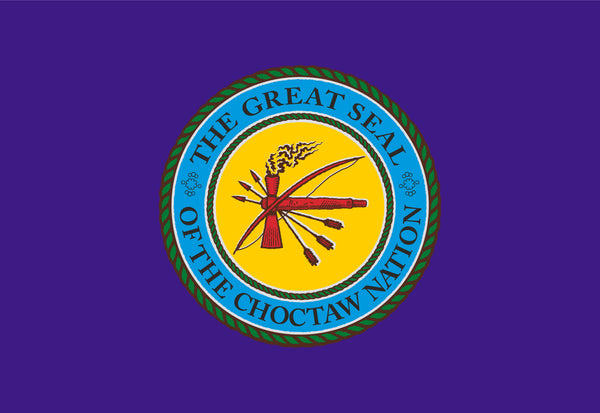 Choctaw Nation Flag – authentic Native American tribal flag