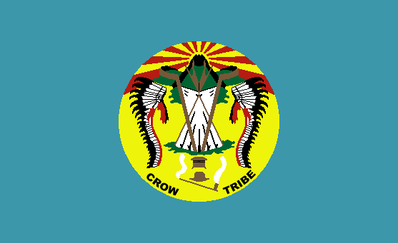 Crow Tribe of Montana Flag – authentic Native American tribal flag