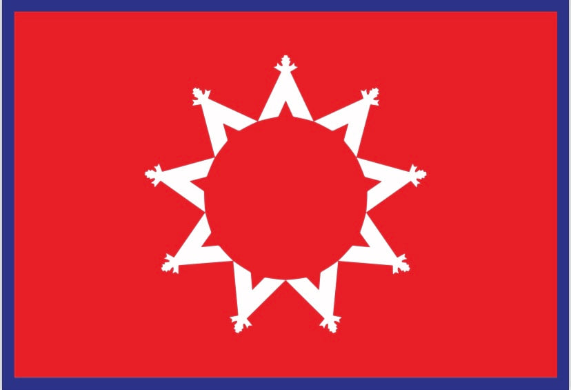 Oglala Sioux Tribe of Pine Ridge Flag – authentic Native American tribal flag