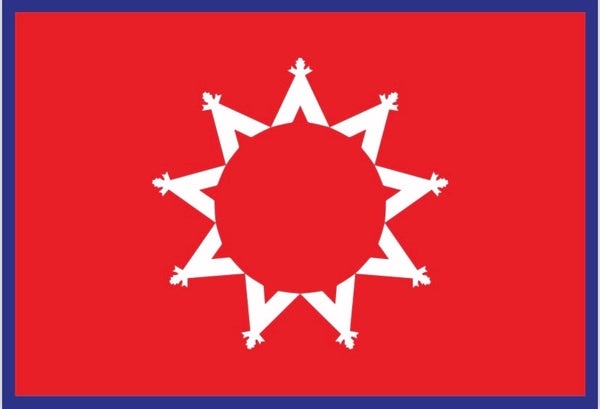 Oglala Sioux Tribe of Pine Ridge Flag – authentic Native American tribal flag