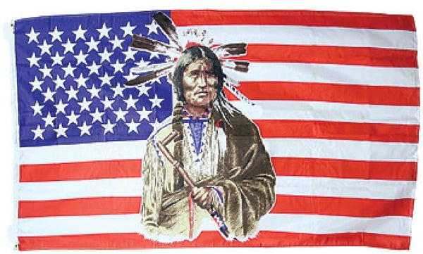 This is Native Land flag – authentic Native American tribal flag