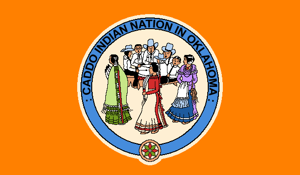 Caddo Nation-Oklahoma Flag – authentic Native American tribal flag