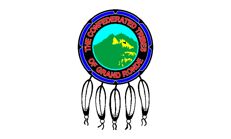 Grand Ronde Confederated Tribes Flag – authentic Native American tribal flag