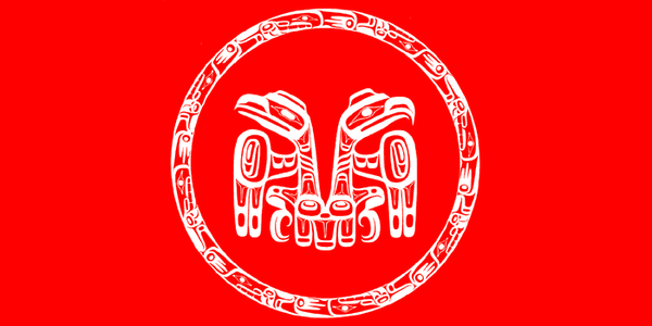 Haida Tribe Flag – authentic Native American tribal flag