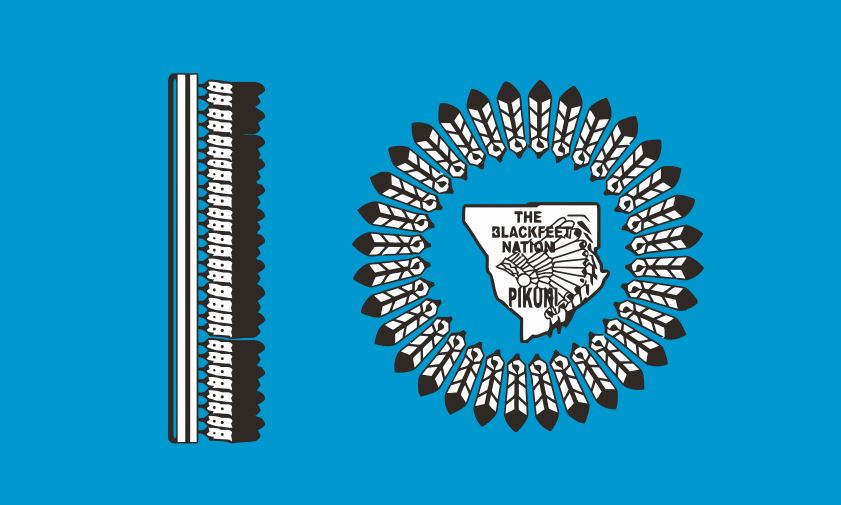 Blackfeet Nation Tribe Flag – authentic Native American tribal flag