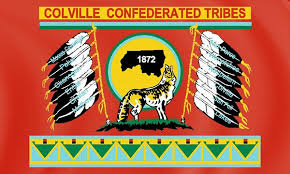 Colville Confederated Tribes Flag – authentic Native American tribal flag