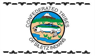 Confederated Tribes of the Siletz Flag – authentic Native American tribal flag