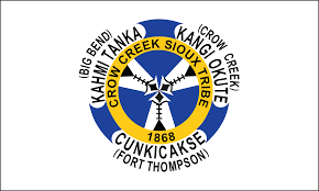 Crow Creek Sioux Tribe Flag – authentic Native American tribal flag