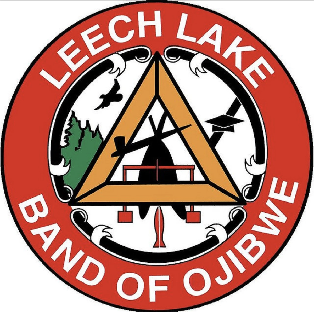 Leech Lake Ojibwe Tribe Flag – authentic Native American tribal flag