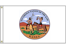 Kaw Tribe Flag – authentic Native American tribal flag