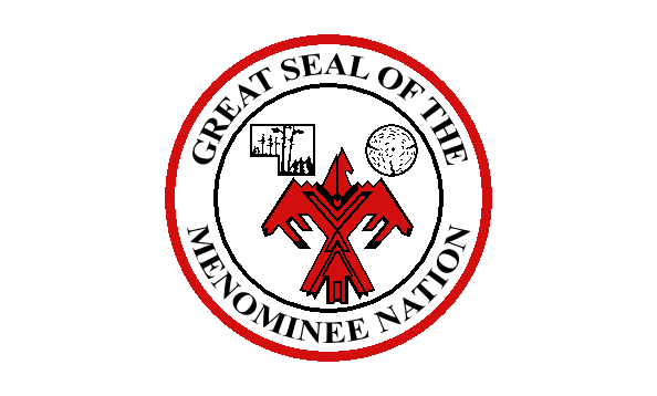 Menominee Nation Flag – authentic Native American tribal flag