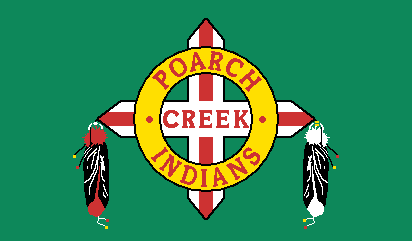 Poarch Band of Creeks Flag – authentic Native American tribal flag