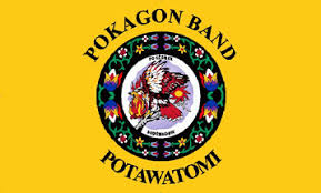 Pokagon Band of Potawatomi Flag – authentic Native American tribal flag