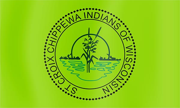 Saint Croix Chippewa Flag – authentic Native American tribal flag