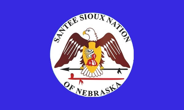 Santee Sioux Tribe Flag – authentic Native American tribal flag
