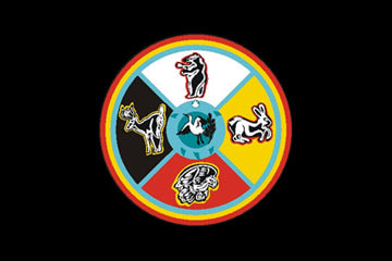 Sault Ste. Marie Chippewa Flag – authentic Native American tribal flag