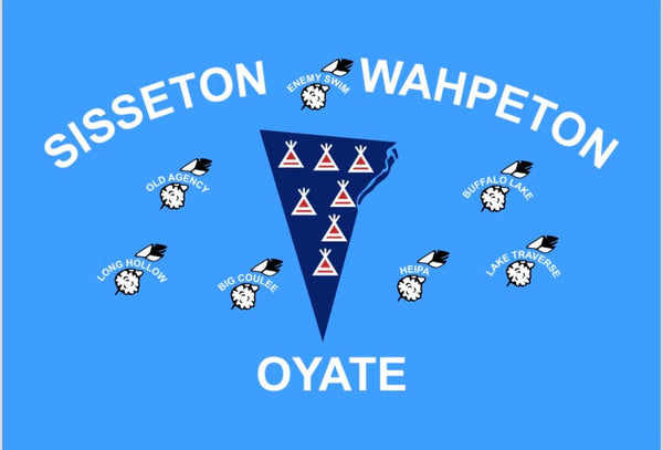 Sisseton-Wahpeton Tribal Flag – authentic Native American tribal flag