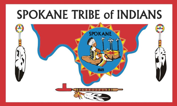 Spokane Tribal Flag – authentic Native American tribal flag