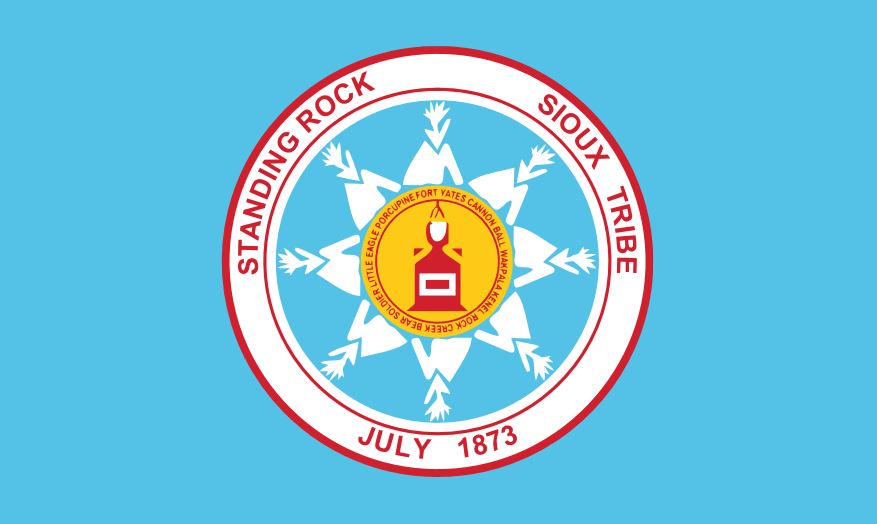 Standing Rock Sioux Tribe Flag – authentic Native American tribal flag