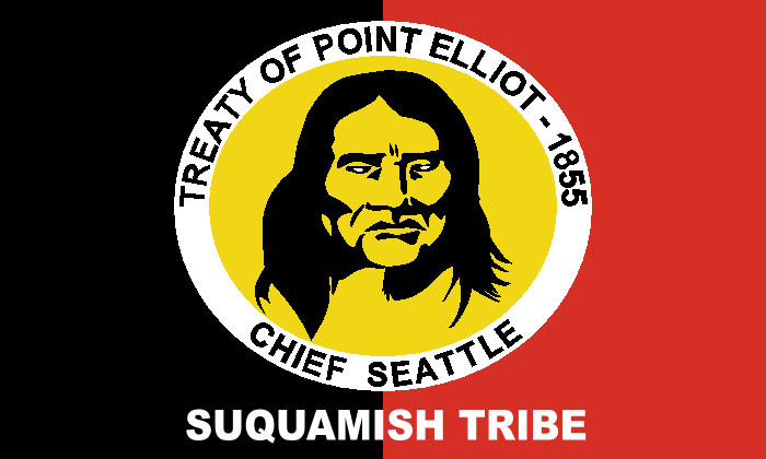 Suquamish Tribe Flag – authentic Native American tribal flag