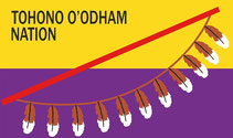 Tohono O’odham Tribe Flag – authentic Native American tribal flag