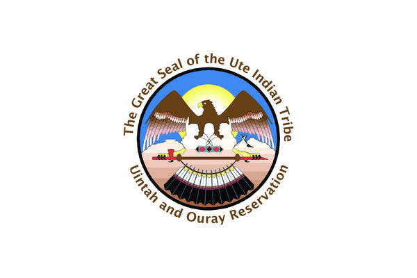 Uintah & Ouray Ute Tribe Flag – authentic Native American tribal flag