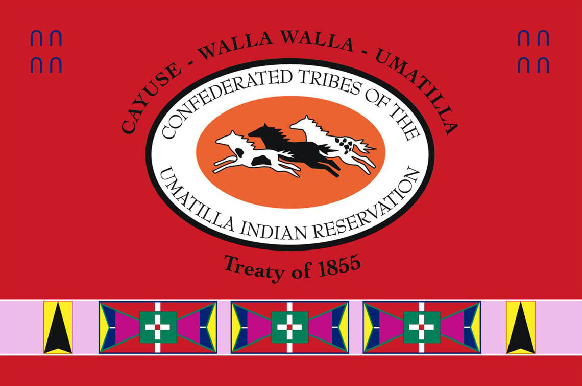Confederated Tribes of Umatilla Flag – authentic Native American tribal flag