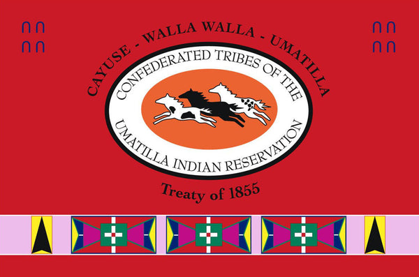 Confederated Tribes of Umatilla Flag – authentic Native American tribal flag