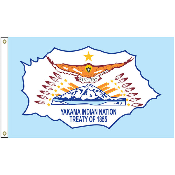 Yakama Nation Tribe Flag – authentic Native American tribal flag