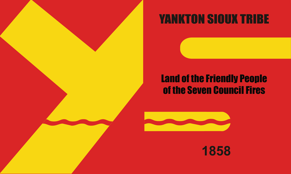 Yankton Sioux Tribe Flag – authentic Native American tribal flag