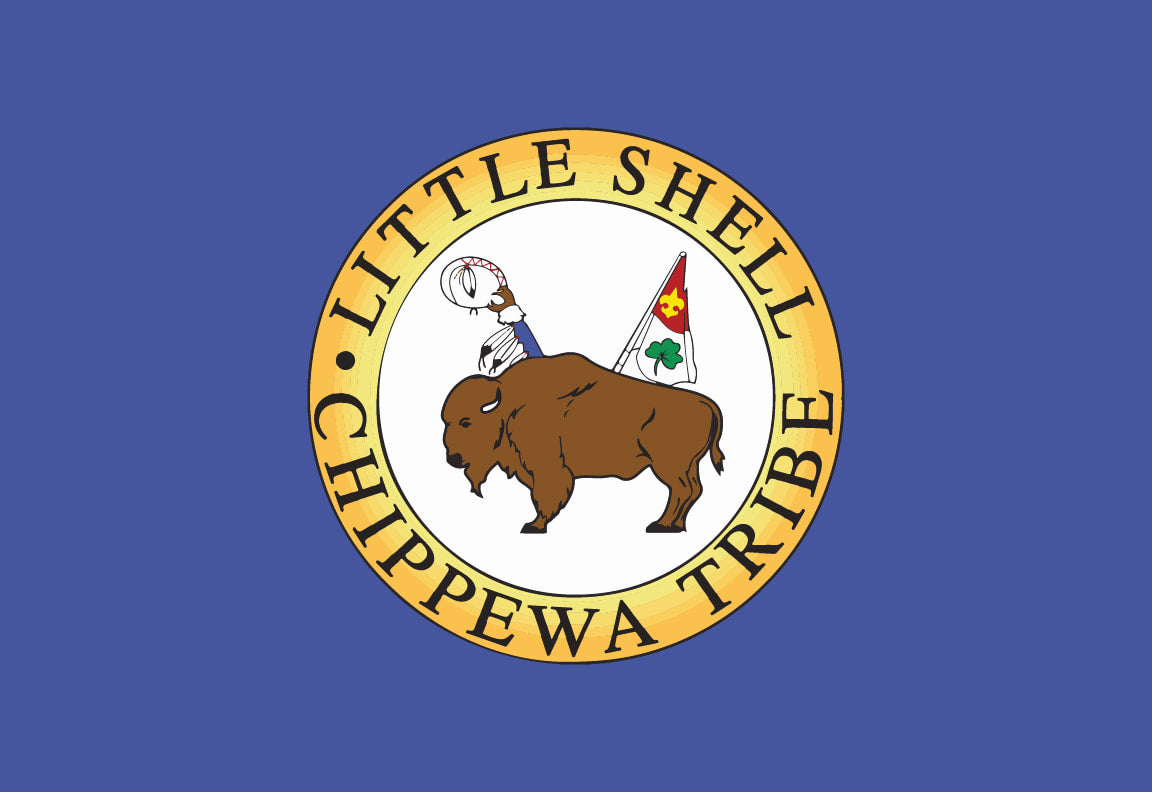 Little Shell Chippewa Tribe of Montana Flag – authentic Native American tribal flag
