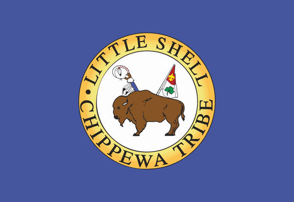 Little Shell Chippewa Tribe of Montana Flag – authentic Native American tribal flag
