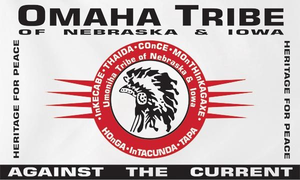Omaha Tribe of Nebraska & Iowa Flag – authentic Native American tribal flag