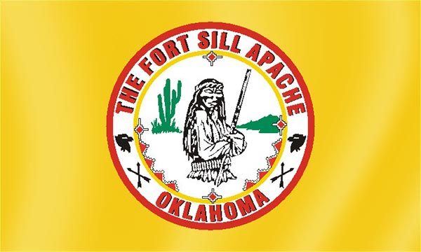 Fort Sill Apache Tribe of Oklahoma Flag – authentic Native American tribal flag
