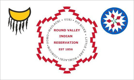 Round Valley Tribal Flag