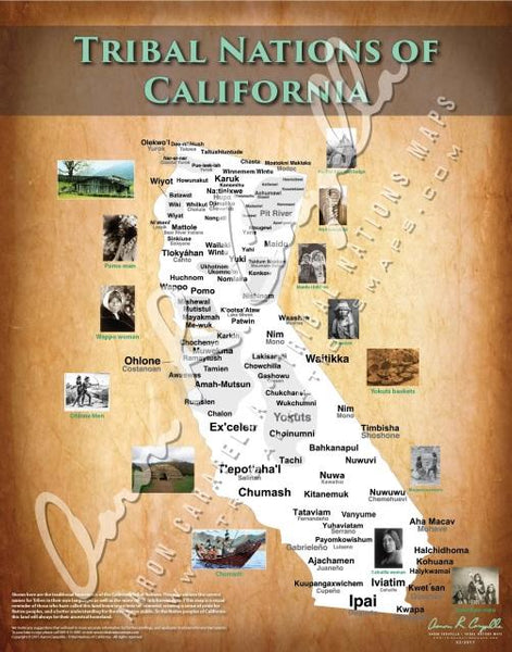 Tribal Nations of California Map Puzzle